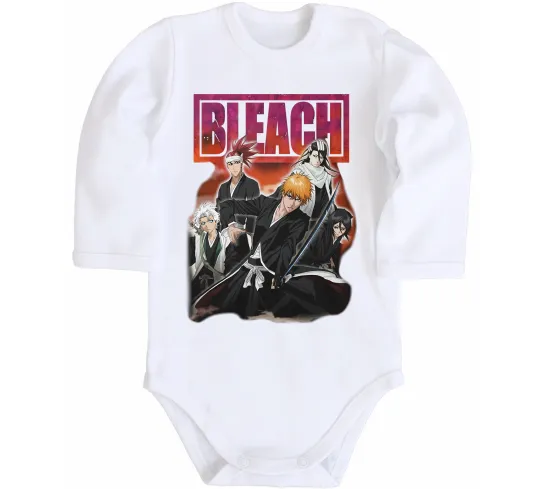 Дитячий бодік Bleach Білий фото