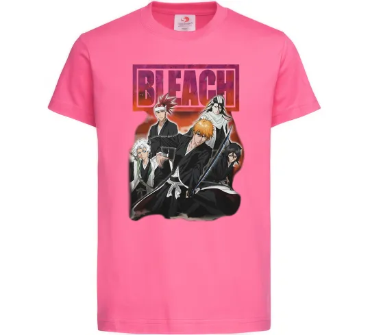 Дитяча футболка Bleach Яскраво-рожевий фото