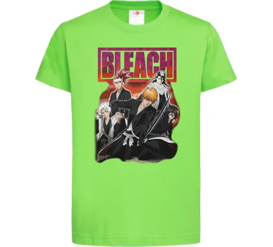 Дитяча футболка Bleach Лаймовий фото
