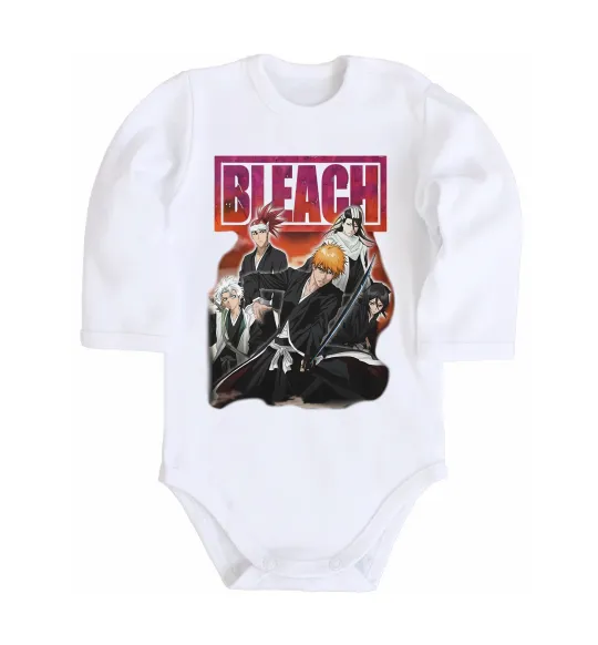 Детский боди Bleach Белый фото