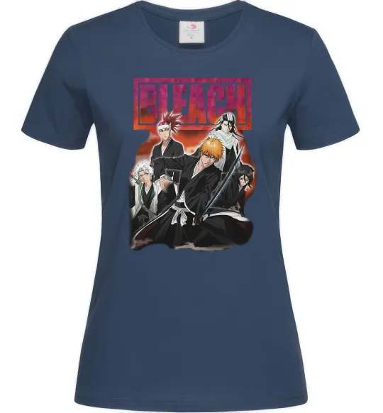 Жіноча футболка Bleach Темно-синій фото