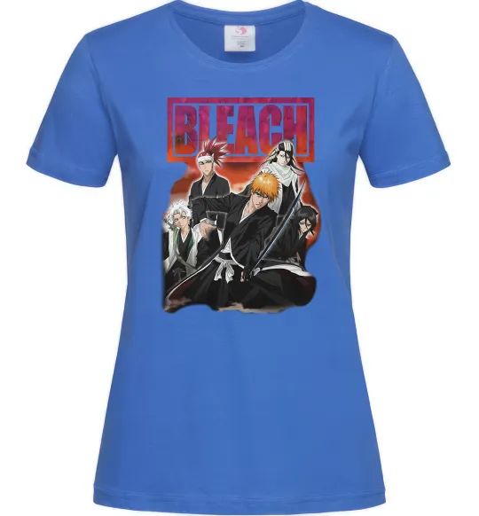 Жіноча футболка Bleach Яскраво-синій фото