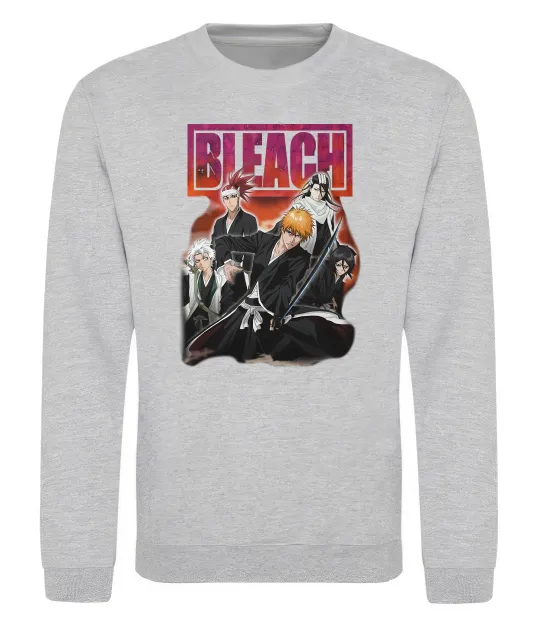 Світшот Bleach Сірий меланж фото