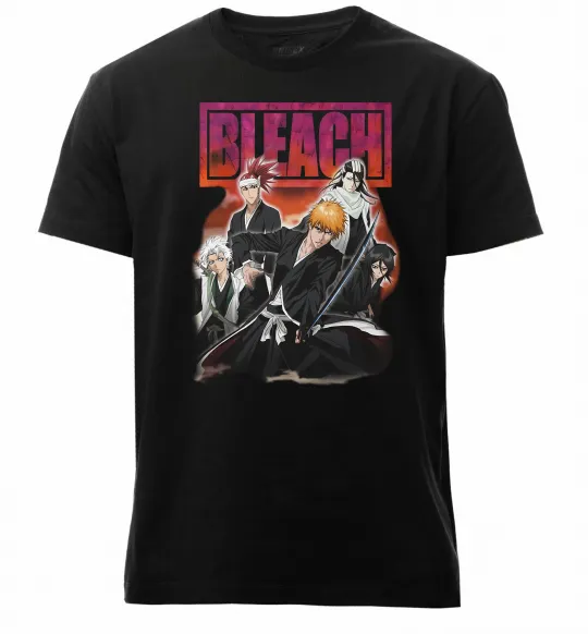 Чоловіча преміум футболка Bleach Чорний фото