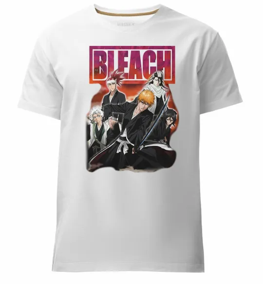 Чоловіча преміум футболка Bleach Білий фото