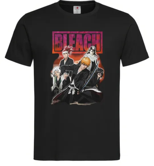 Чоловіча футболка Bleach Чорний фото