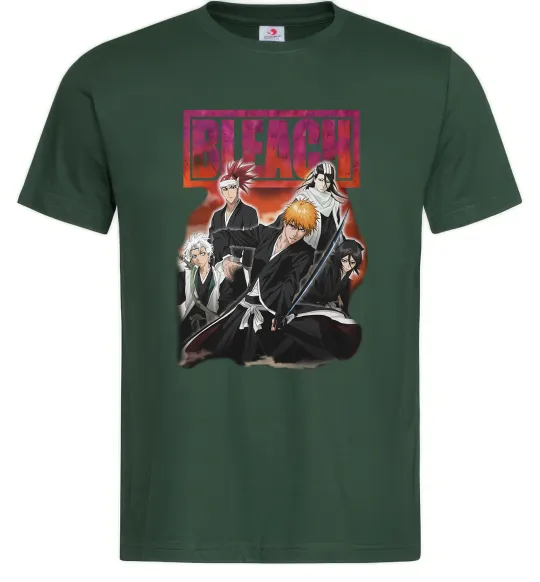 Чоловіча футболка Bleach Темно-зелений фото