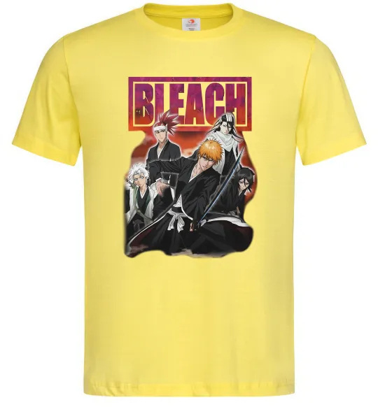Чоловіча футболка Bleach Лимонний фото