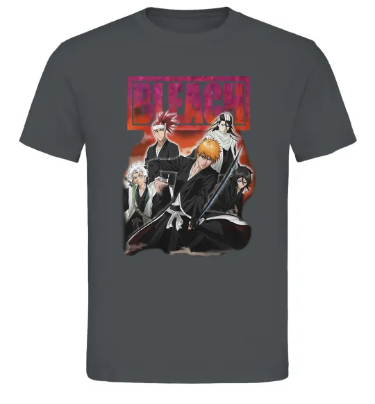 Чоловіча футболка Bleach Графіт фото