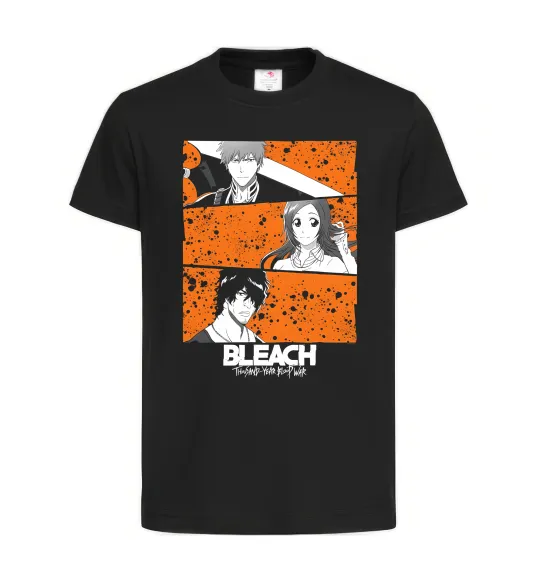 Дитяча футболка Bleach thousand year Чорний фото