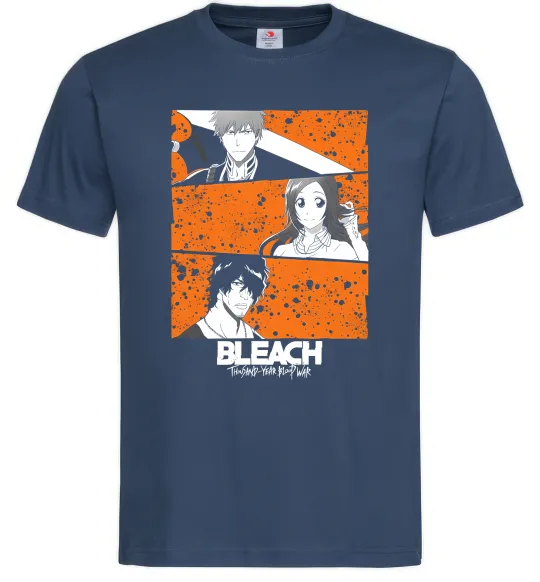 Чоловіча футболка Bleach thousand year Темно-синій фото