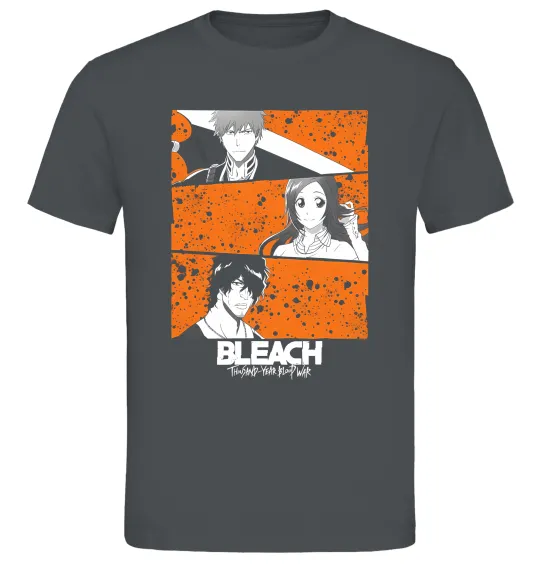 Чоловіча футболка Bleach thousand year Графіт фото