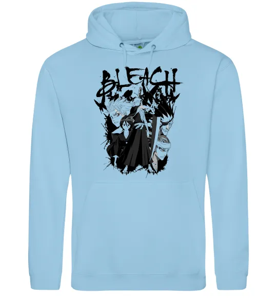 Мужская толстовка (худи) Бліч Голубой фото