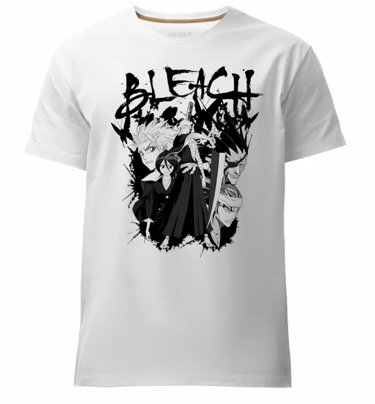 Чоловіча преміум футболка Бліч Білий фото