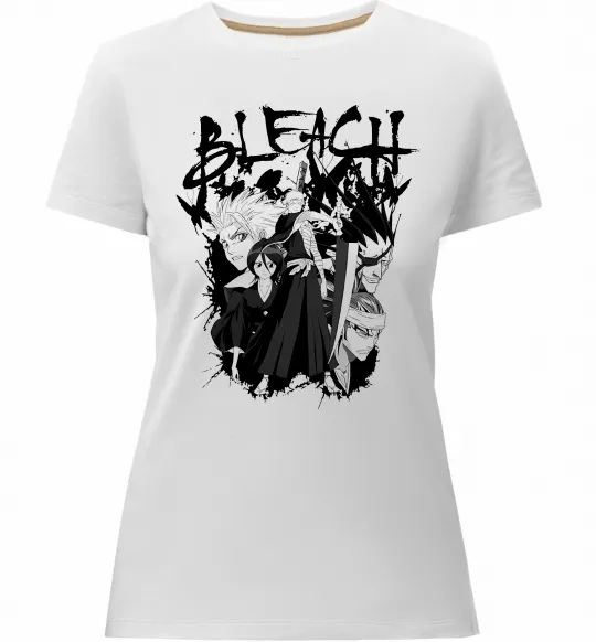 Жіноча преміум футболка Бліч Білий фото