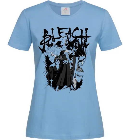 Жіноча футболка Бліч Блакитний фото