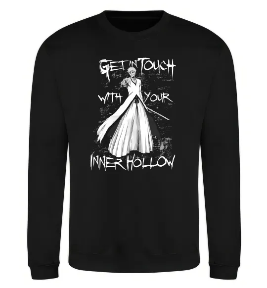 Свитшот Bleach get in touch Черный фото