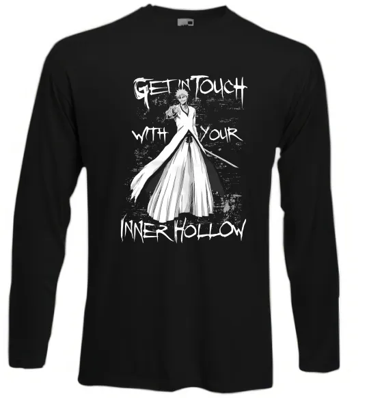 Лонгслів Bleach get in touch Чорний фото