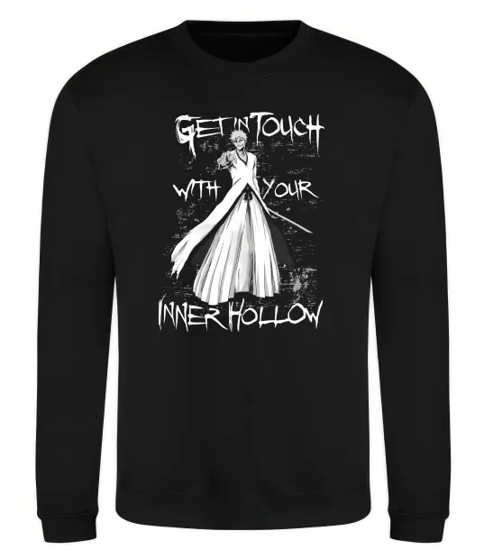 Світшот Bleach get in touch Чорний фото