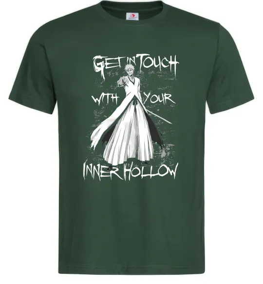 Чоловіча футболка Bleach get in touch Темно-зелений фото