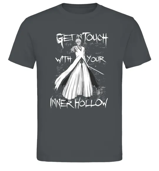 Чоловіча футболка Bleach get in touch Графіт фото