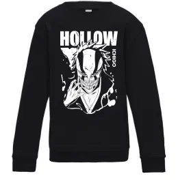 Дитячий світшот Бліч маска Чорний фото