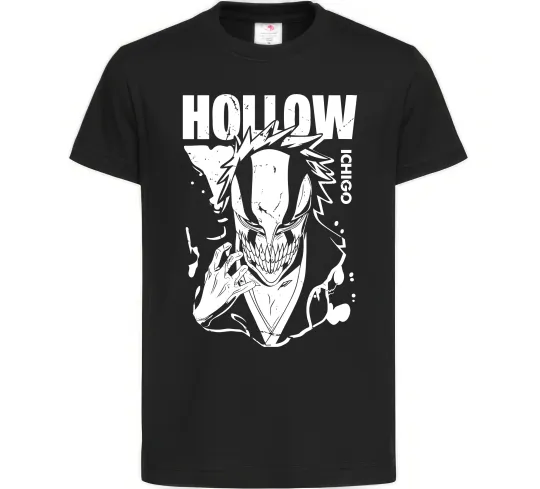 Дитяча футболка Ichigo Hollow Чорний фото