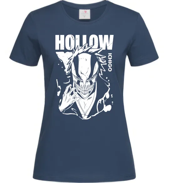 Жіноча футболка Ichigo Hollow Темно-синій фото