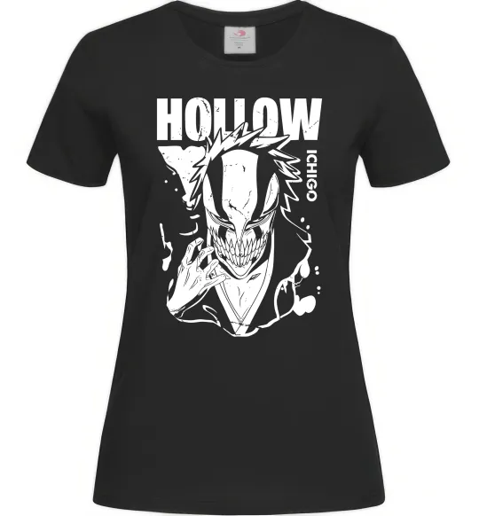 Жіноча футболка Ichigo Hollow Чорний фото
