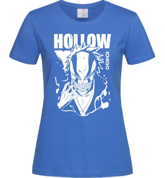 Жіноча футболка Ichigo Hollow Яскраво-синій фото