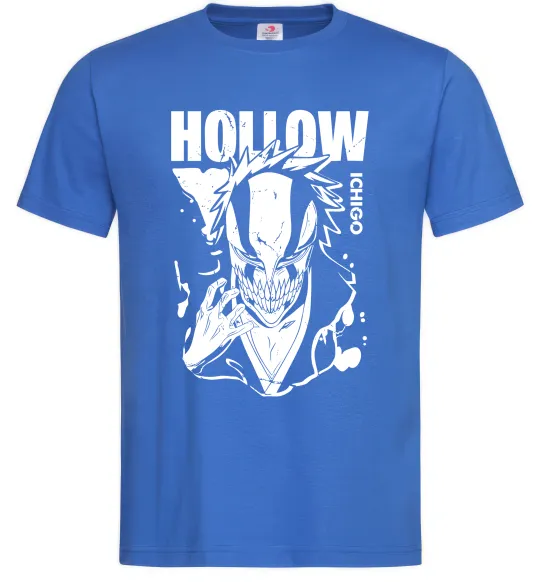 Чоловіча футболка Ichigo Hollow Яскраво-синій фото