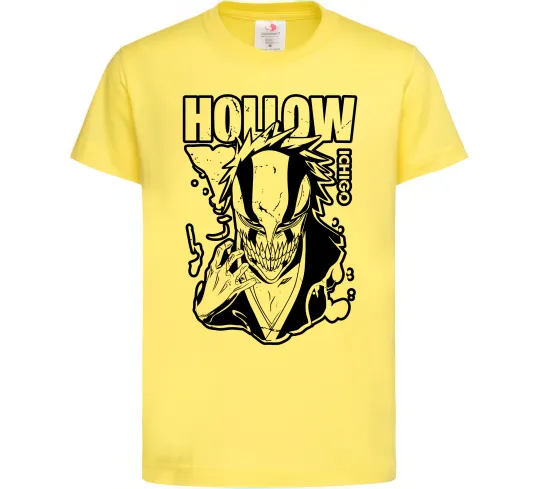 Дитяча футболка Ichigo Hollow Лимонний фото