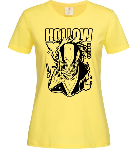 Жіноча футболка Ichigo Hollow Лимонний фото