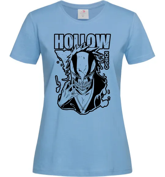 Жіноча футболка Ichigo Hollow Блакитний фото