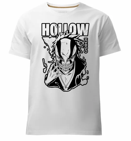 Чоловіча преміум футболка Ichigo Hollow Білий фото