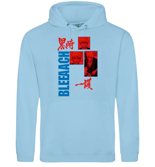 Женская толстовка (худи) Ichigo Bleach Голубой фото