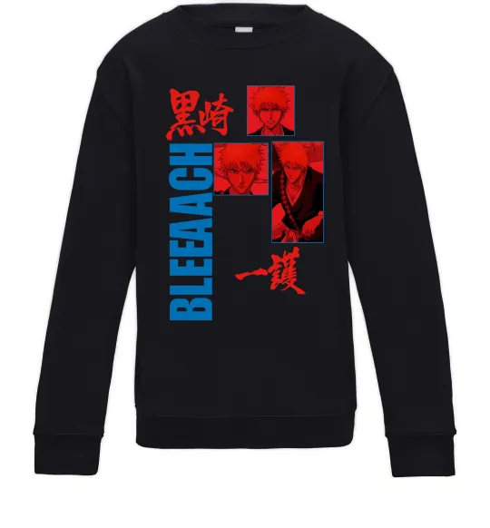 Дитячий світшот Ichigo Bleach Чорний фото