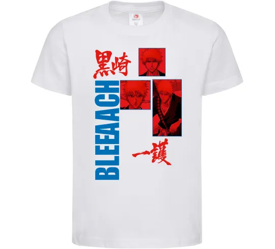 Детская футболка Ichigo Bleach Белый фото