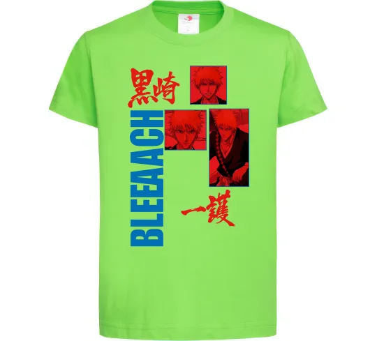 Детская футболка Ichigo Bleach Лаймовый фото
