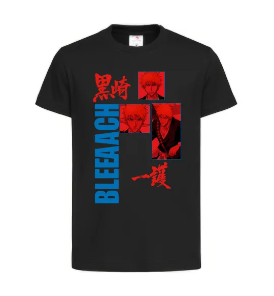 Детская футболка Ichigo Bleach Черный фото