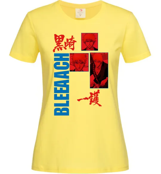 Жіноча футболка Ichigo Bleach Лимонний фото