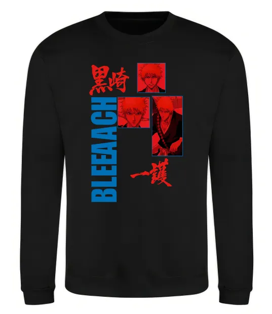 Світшот Ichigo Bleach Чорний фото