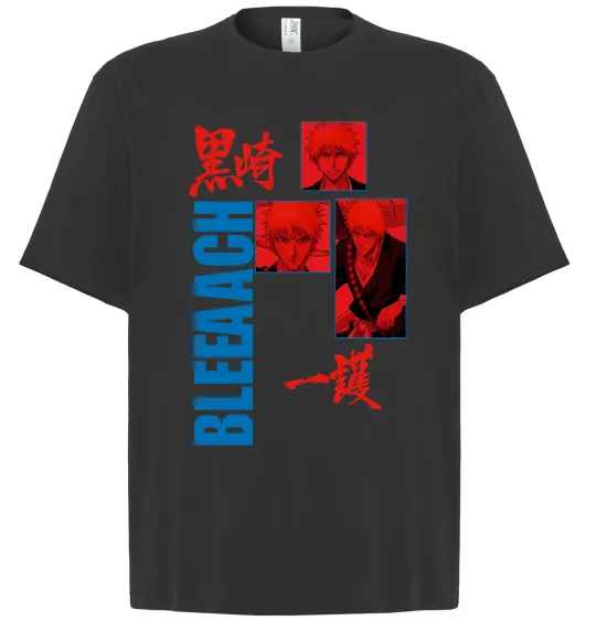 Футболка Оверсайз Ichigo Bleach Чорний фото