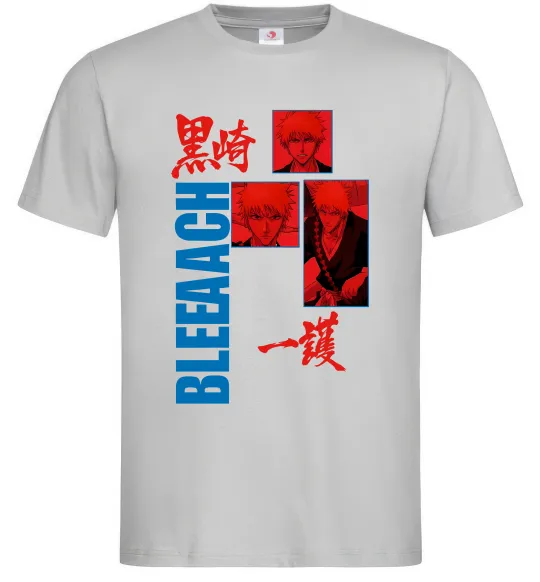 Чоловіча футболка Ichigo Bleach Сірий фото