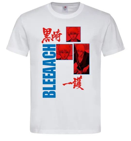 Чоловіча футболка Ichigo Bleach Білий фото