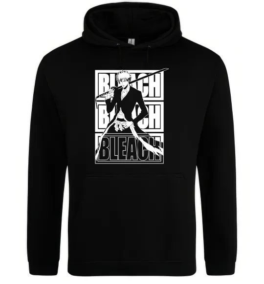 Жіноча толстовка (худі) Bleach Kurosaki Ichigo Чорний фото