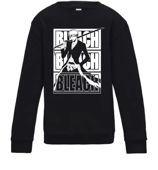 Дитячий світшот Bleach Kurosaki Ichigo Чорний фото