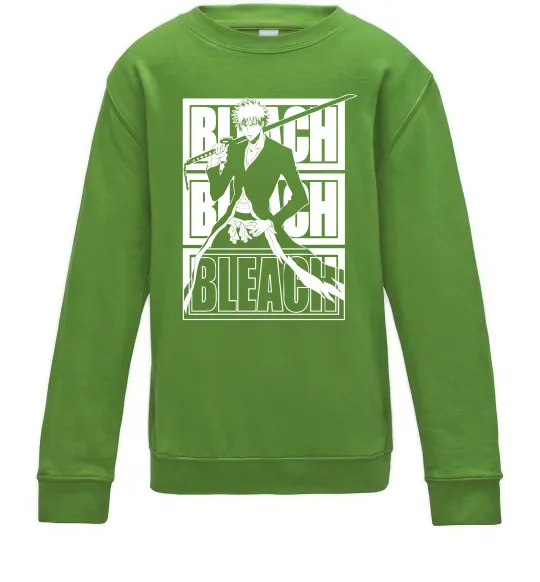 Дитячий світшот Bleach Kurosaki Ichigo Лаймовий фото