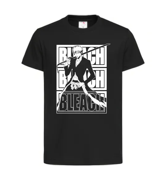 Детская футболка Bleach Kurosaki Ichigo Черный фото