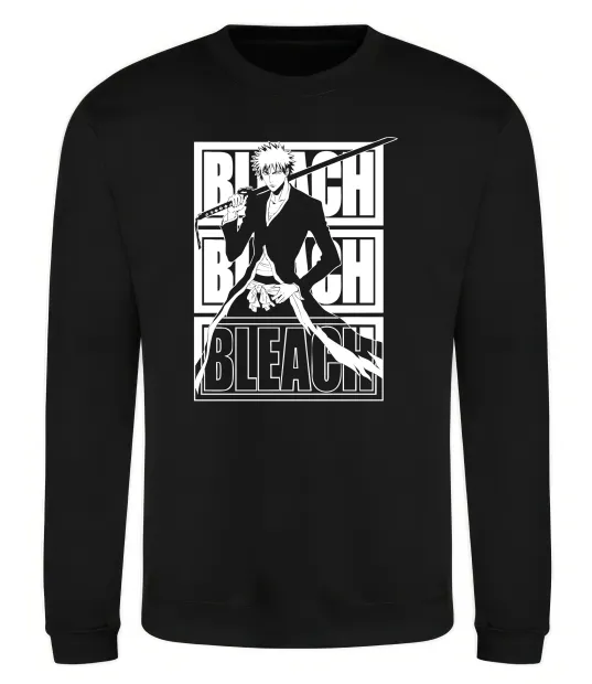 Світшот Bleach Kurosaki Ichigo Чорний фото